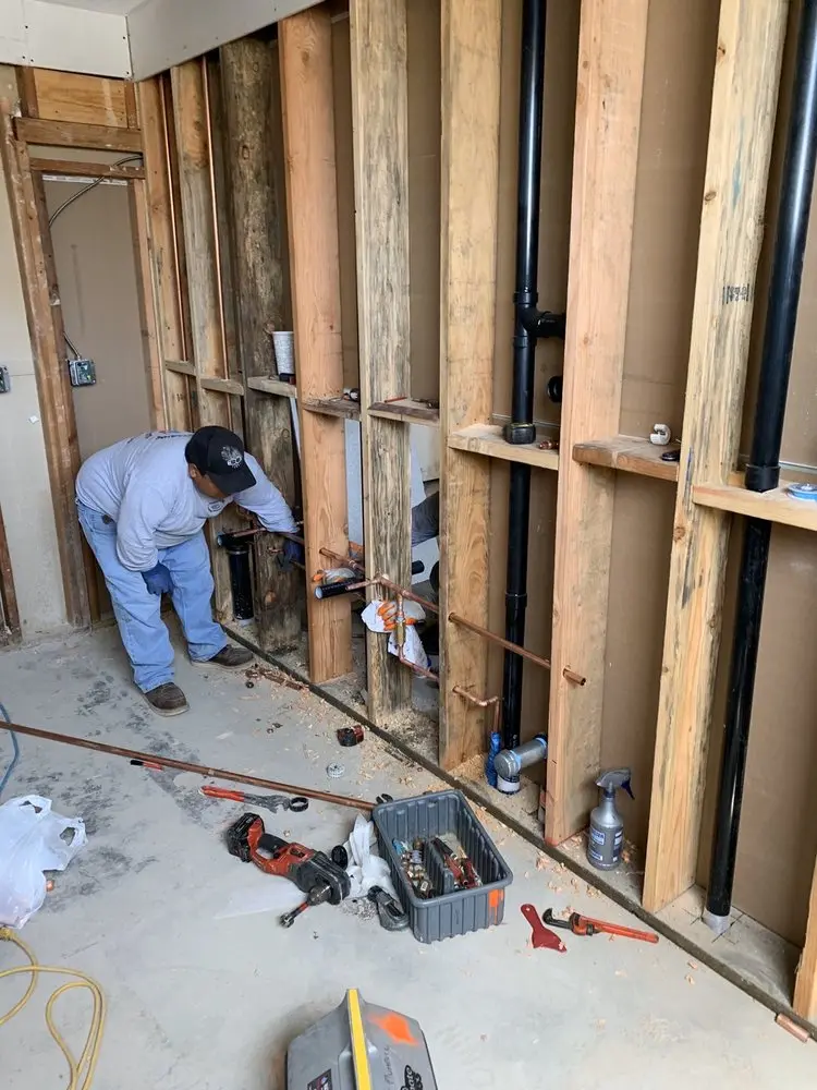 Commercial rough-in plumbing for Commercial Plumbing in Fosters Grove